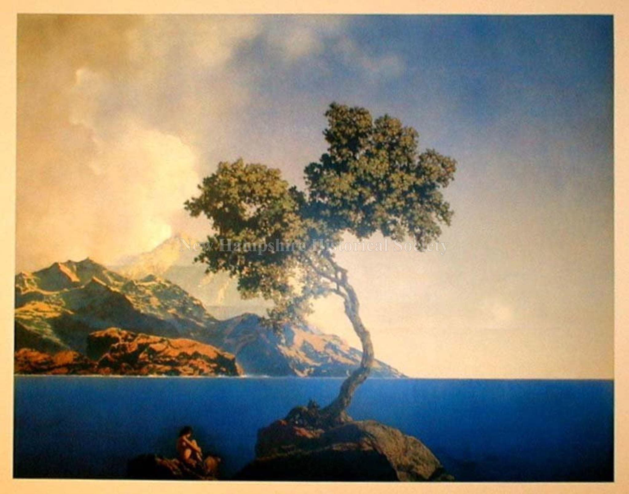 New Hampshire Historical Society - Lithograph - Aquamarine