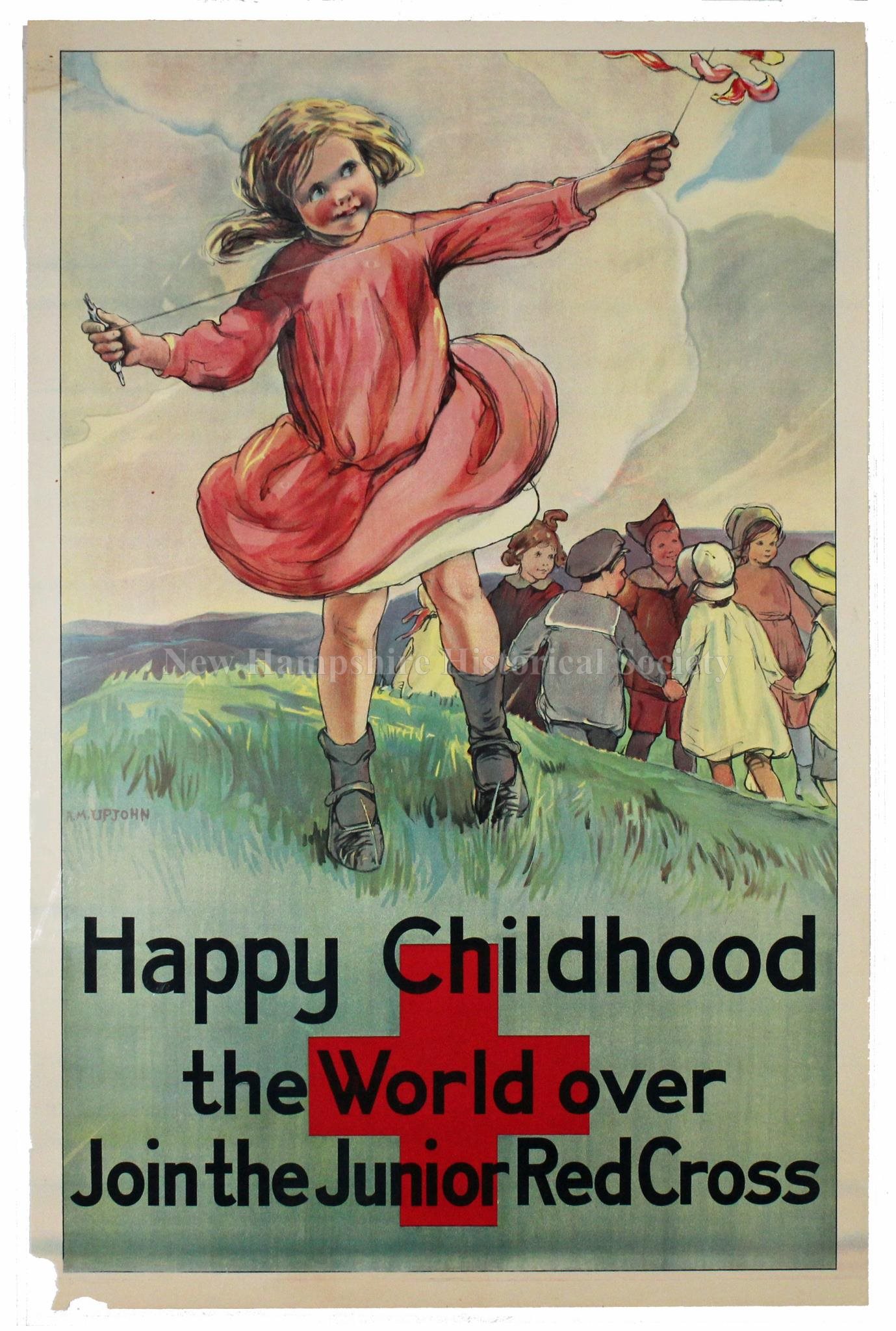 nederdel Tilståelse kort New Hampshire Historical Society - Happy Childhood the World Over Join the Junior  Red Cross, undated - Happy Childhood the World Over Join the Junior Red  Cross, undated