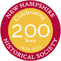 Front entrance to the New Hampshire Historical Society's building on Park Street in Concord, NH