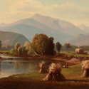 Detail image from a White Mountain landscape painting.