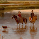 Detail image from a painting by Samuel L. Gerry, 